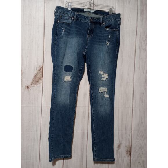 Torrid Jeans Ladies 18 Boyfriend Distressed‎ - Picture 1 of 7